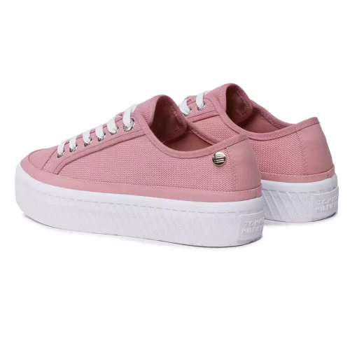Tekstilne superge Tommy Hilfiger v roza barvi