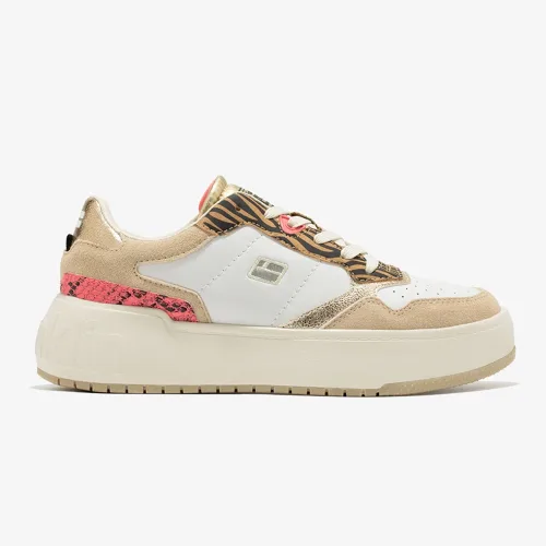 D.Franklin Court Stich Beige Multi
