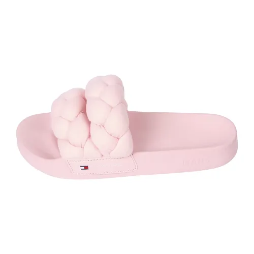 Tommy Hilfiger TJW Braided Slide Delicate Pink