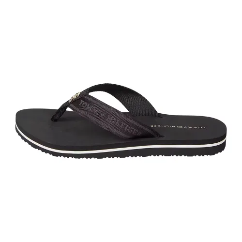 Tommy Hilfiger Webbing Baech Sandal Black