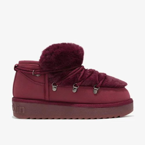 D.Franklin Nordic Trk Fur Low Burgundy