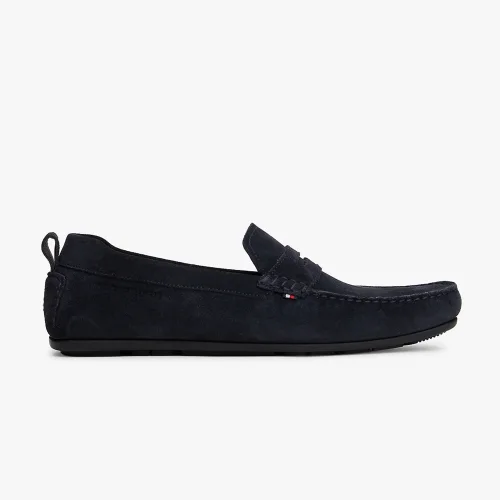 Tommy Hilfiger Core Suede Driver Navy