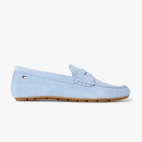 Tommy Hilfiger Flag Soft Suede Light Blue