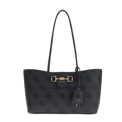 Guess Janie Coal Logo Black