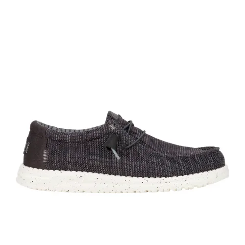 Hey Dude Wally Stretch Sox Black White