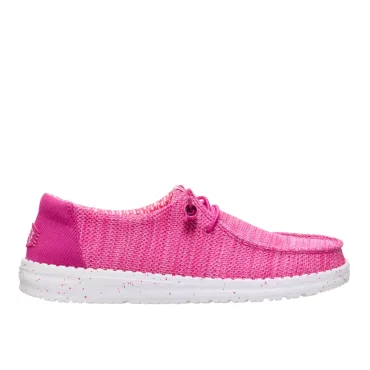 Hey Dude Wendy Stretch Sox Fuchsia Pink9